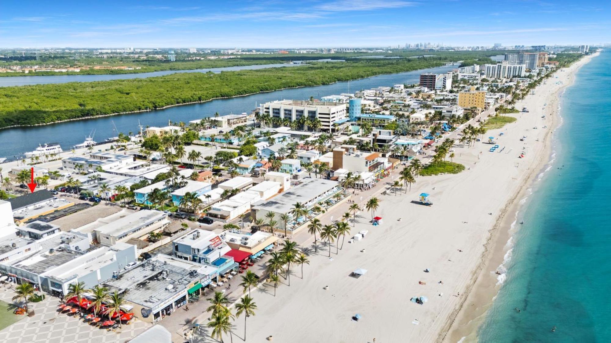 Oceanside Boutique Loft Apt Cozy Beach Unit # 7 ฮอลลีวูด ภายนอก รูปภาพ
